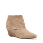 Sole Society Sole Society Galaossi Pointed Toe Wedge Bootie - Taupe
