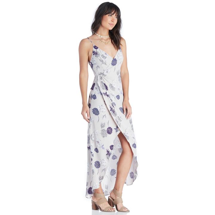 Astr Astr Penelope Dress - Grey Multi Floral