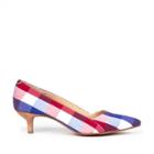 Sole Society Sole Society Desi Kitten Heel Pump - Blue Red-6.5