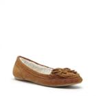 Sole Society Sole Society Pari Suede Moccasin - Chestnut-6.5