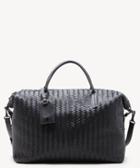 Sole Society Women's Jera Weekender Casual Woven In Color: Black Bag Vegan Leather Wool From Sole Society