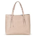 Sole Society Sole Society Amal Tote W/ Braided Handles - Taupe-one Size