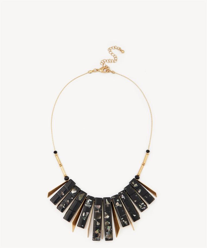 Sole Society Sole Society Geo Stone Statement Necklace