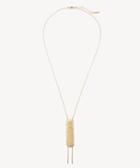 Sole Society Women's Y Necklace Worn Gold One Size From Sole Society