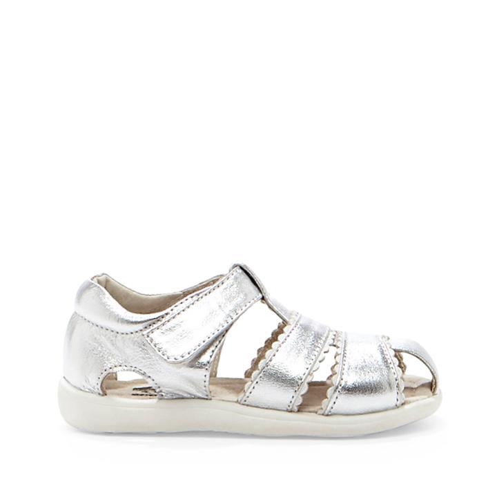 See Kai Run See Kai Run Gloria Ii Leather Sandal - Silver