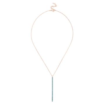 Karen London Karen London Gold Filled Bar Necklace - Turquoise