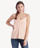 1. State Cowl Neck Camisole W/ Draped Back Golden Apricot Size Extra Small From Sole Society