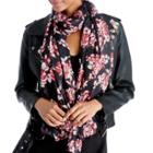 Sole Society Sole Society Ornate Floral Print Scarf - Multi-one Size