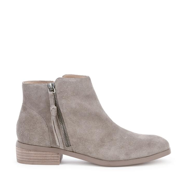 Sole Society Sole Society Abbott Side Zip Flat Bootie - Mushroom