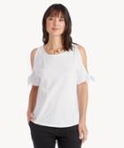 Sanctuary Sanctuary Lou Off Shoulder Top White Size Small From Sole Society