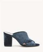 Sole Society Sole Society Luella Criss Cross Mules Cloud Blue Size 5 Suede