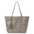 Sole Society Sole Society Adelise Tassel Tote - Grey-one Size