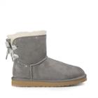 Ugg Ugg Dixie Flora Perf Sheepskin Lined Bootie - Light Grey-10