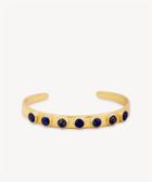 Karen London Karen London 24k Gold Plated Stone Cuff Lapis One Size Os From Sole Society