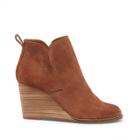 Lucky Brand Lucky Brand Yoniana Suede Wedge Bootie - Chipmunk