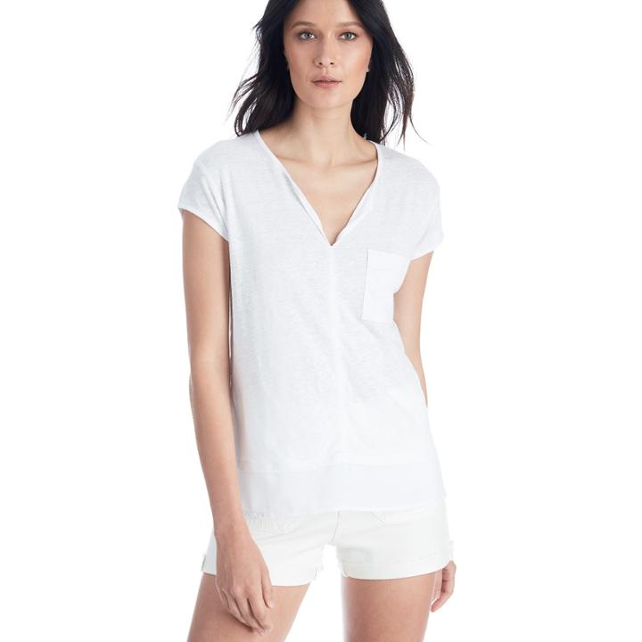 Sanctuary Sanctuary City Mix Tee - White-xs