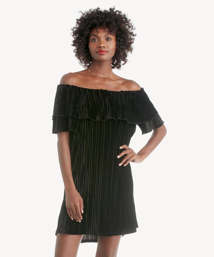 Sanctuary Sanctuary Zodiac Off Shoulder Dress Black Size Extra Small From Sole Society