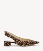 Sole Society Women's Mariol Slingback Pumps Brown Multi Size 5 Haircalf From Sole Society