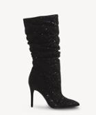 Jessica Simpson Jessica Simpson Women's Lailee Sparkle Boots Black Size 5 Suede Microsuede From Sole Society