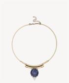 Sole Society Sole Society Stone Statement Necklace Gold One Size Os