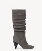 Sole Society Sole Society Gerii Slouchy Boots Graystone Size 5 Suede