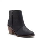 Sole Society Sole Society Ines Zipper Ankle Bootie - Black-6