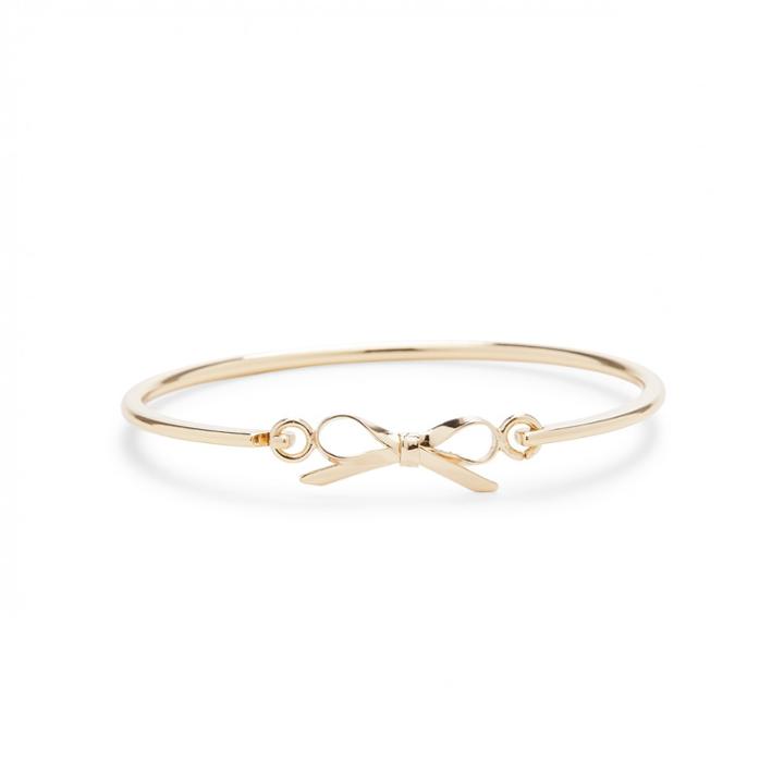 Sole Society Sole Society Dainty Bow Bangle - Gold-one Size
