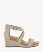Lucky Brand Lucky Brand Kenadee Criss Cross Wedges Tipsy Taupe Size 6 Suede From Sole Society