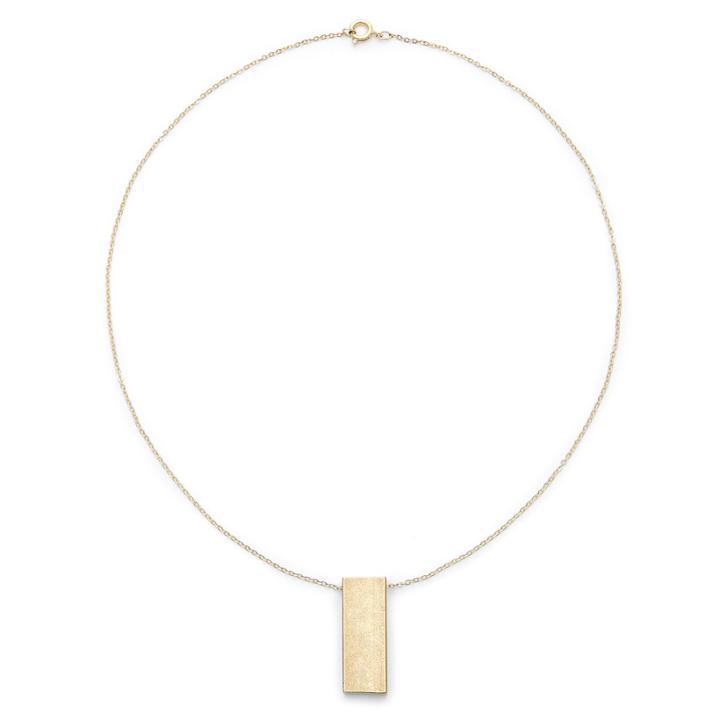 Sole Society Sole Society Modern Bar Drop Necklace - Gold