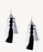 Sole Society Sole Society Triple Tassel Statement Earring