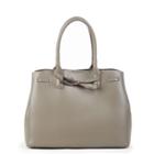 Sole Society Sole Society Layton Vegan Satchel W/ Bow Tie - Dark Taupe