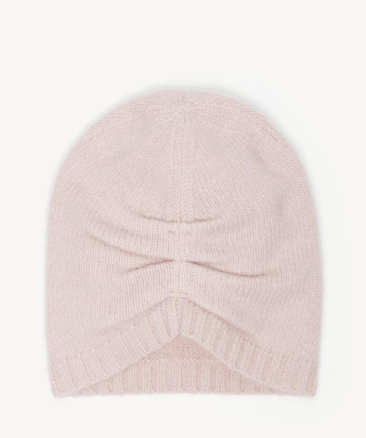 Sole Society Women's Wool Turban Beanie Hat Blush Angora Nylon From Sole Society