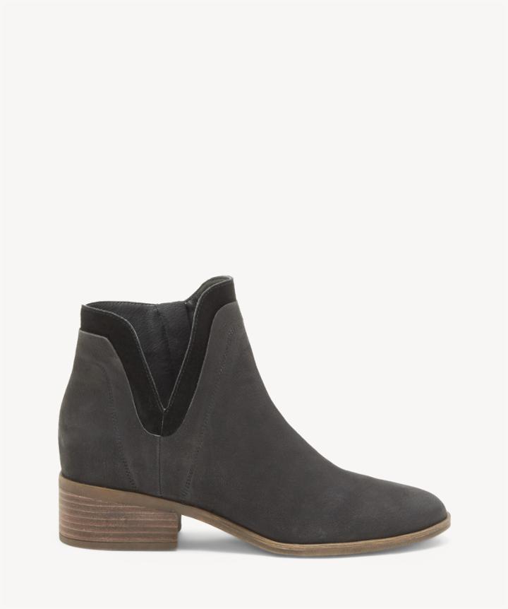 Lucky Brand Lucky Brand Women's Lelah Ankle Bootie Black Size 6 Leather From Sole Society