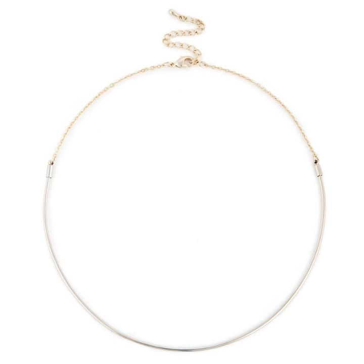 Sole Society Sole Society Choker Wire Necklace - Gold