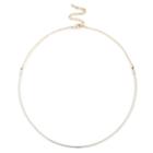 Sole Society Sole Society Choker Wire Necklace - Gold