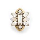 Sole Society Sole Society Floral Statement Ring - Antique Gold-8