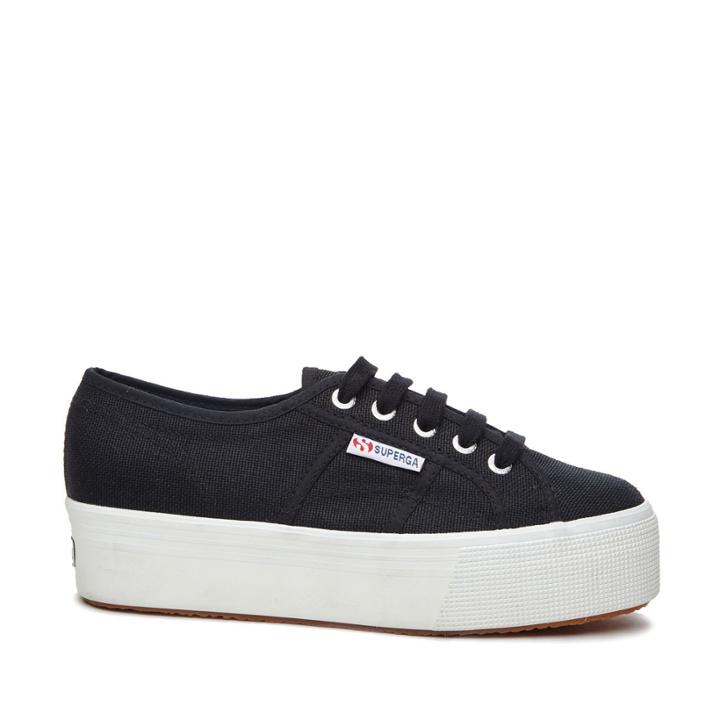 Superga Superga 2790 Acotw Platform Canvas Sneaker - Black