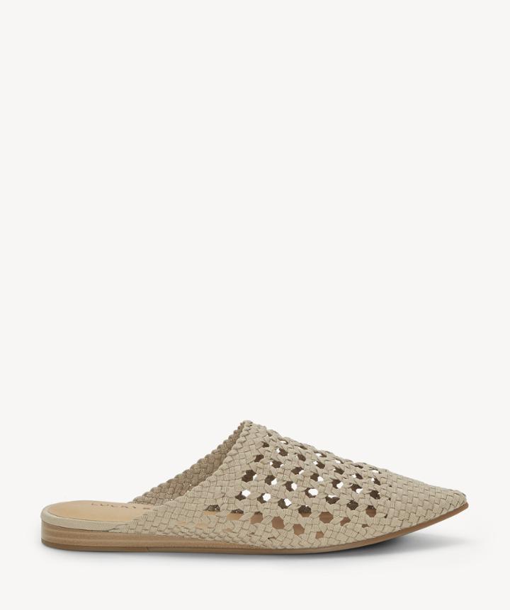 Lucky Brand Lucky Brand Women's Baylint Woven Flats Roasted Cashew Size 5 Leather From Sole Society