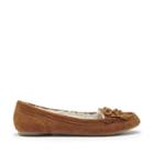 Sole Society Sole Society Pari Suede Moccasin - Chestnut