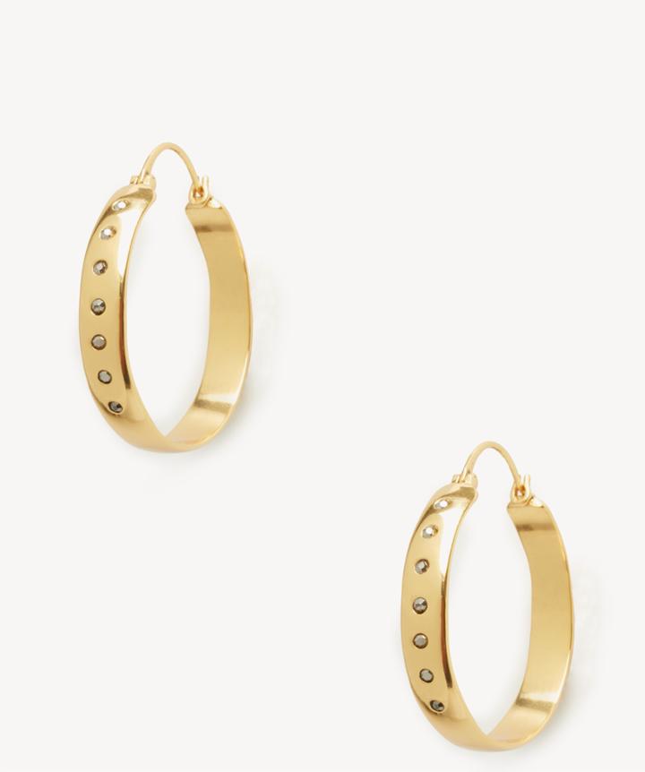 Sole Society Women's U Hoop Earrings Gold One Size From Sole Society