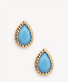 Sole Society Sole Society Plated Teardrop Earring Turquoise One Size Os