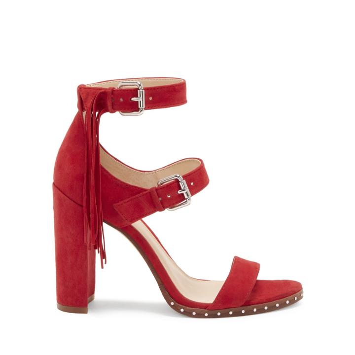 Vince Camuto Vince Camuto Jesina Strappy Sandal - Cherry Red-5