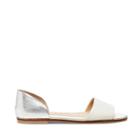 Sole Society Sole Society Harlow Two Piece Sandal - Metallic Silver