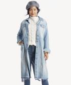 Sanctuary Sanctuary Women's Ramsey Denim Duster In Color: Adrienne Wash Size Xs From Sole Society