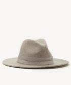Sole Society Women's Flannel Wool Hat Grey One Size From Sole Society