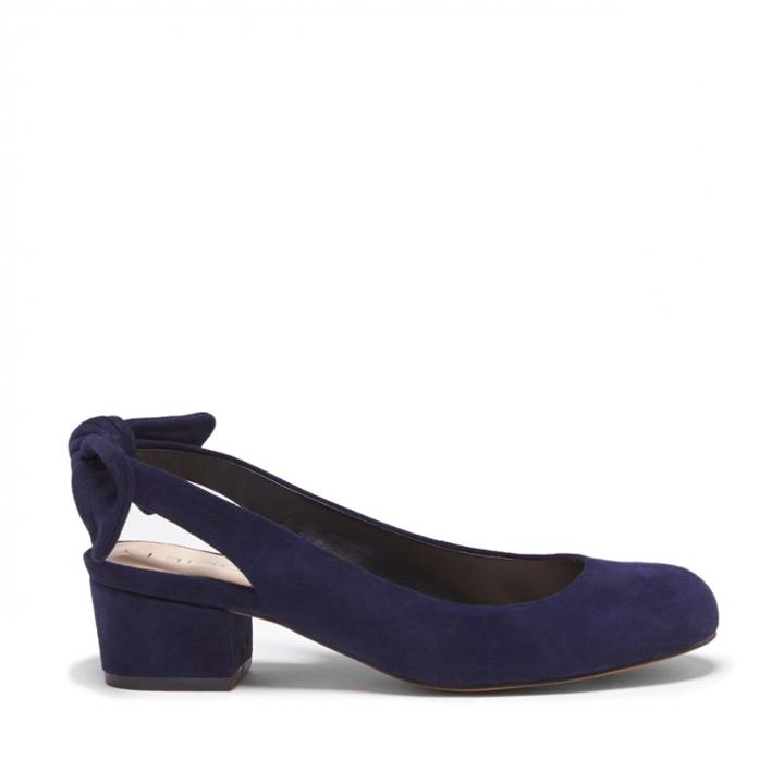 Sole Society Sole Society Opal Bow Slingback - New Navy-5