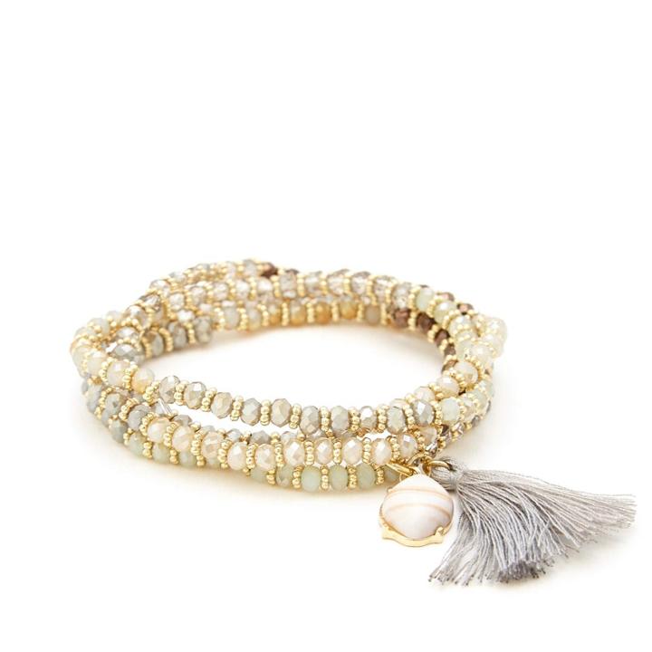 Sole Society Sole Society Stretch Beaded Bracelet Set - Multi