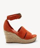 Matisse Matisse Cha Strappy Wedges Fire Size 7 Suede From Sole Society