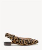 Sole Society Sole Society Topanga Slingback Flats Leopard Size 5 Haircalf