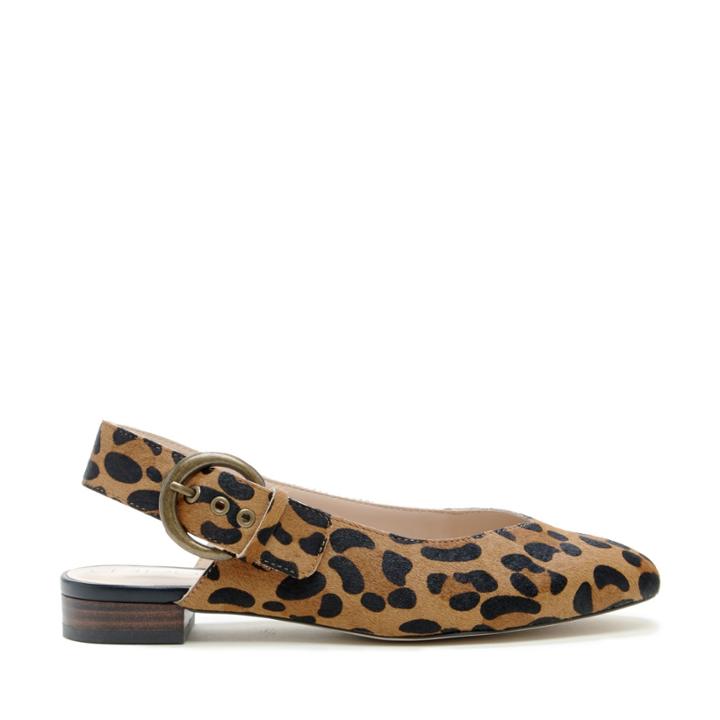 Sole Society Sole Society Topanga Slingback Flat - Leopard